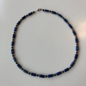 Blue stone necklace
